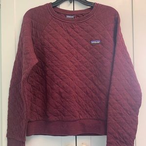 Patagonia sweatshirt.